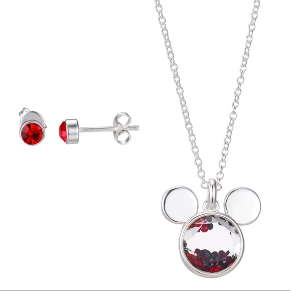 NWT❣️Disney Classic Mickey Mouse Pendant Set - Picture 1 of 2